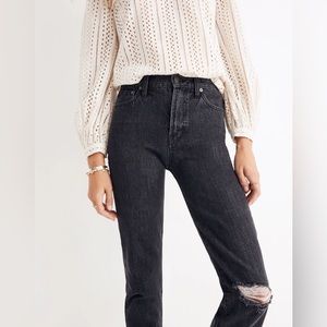 Madewell The Perfect Vintage Jean in Black